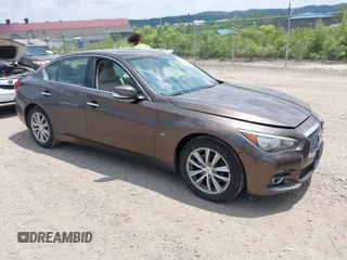 2014 Infiniti Q50 Sport with VIN JN1BV7AR7EM697878, listed as a IAAI auction lot 42690122 with 94,243 mi miles and . Bid and sale history available at DreamBid. Image 1.