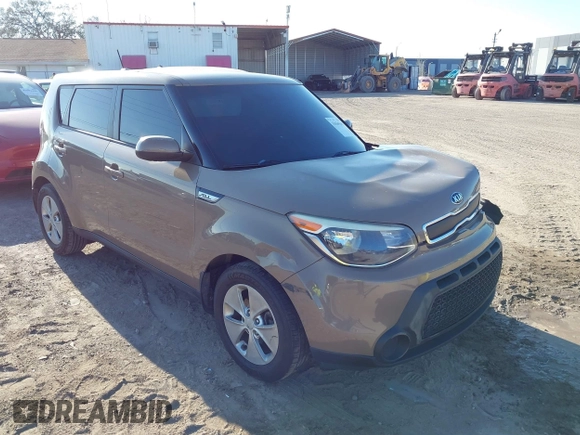 2016 Kia Soul with VIN KNDJN2A26G7256355, listed as a IAAI auction lot 41635586 with 164,998 mi miles. Bid and sale history available at carsss.com. Image 1.