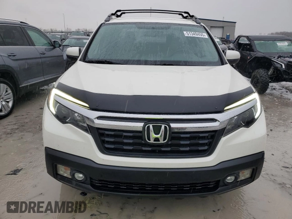 2017 Honda Ridgeline RTL-T with VIN 5FPYK2F68HB008114, listed as a Copart auction lot 51349455 with 146,058 mi miles and Salvage title. Bid and sale history available at DreamBid. Image 5.