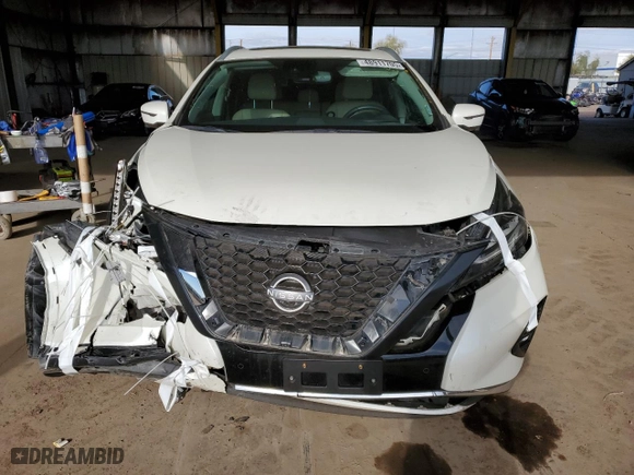 2023 Nissan Murano Platinum with VIN 5N1AZ2DJ8PC100828, listed as a Copart auction lot 48911705 with 44,778 mi miles and Salvage Title. Bid and sale history available at carsss.com. Image 5.