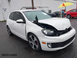 2013 Volkswagen GTI with VIN WVWFV7AJ4DW076335, listed as a IAAI auction lot 40792776 with 101,249 mi miles. Bid and sale history available at carsss.com. Image 1.