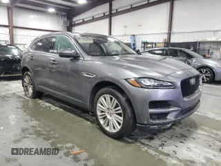 2019 Jaguar F-Pace 30t Portfolio z VIN SADCN2GX9KA357787, wystawiony jako Copart lot #56532995 z przebiegiem 97 594 mil mil oraz Czysty tytuł • Clean title. Historia ofert i sprzedaży dostępna na DreamBid. Obrazek 4.