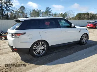 2017 Land Rover Range Rover Sport HSE with VIN SALWR2FV1HA685865, listed as a Copart auction lot 46614675 with 106,568 mi miles and Clean Title. Bid and sale history available at carsss.com. Image 3.