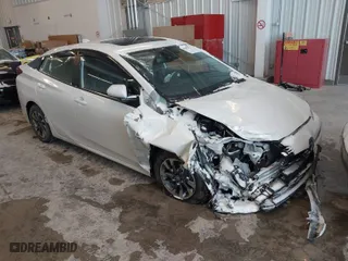 2022 Toyota Prius L Eco with VIN JTDKAMFU6N3189167, listed as a IAAI auction lot 41602874 with 13,416 mi miles. Bid and sale history available at carsss.com. Image 1.