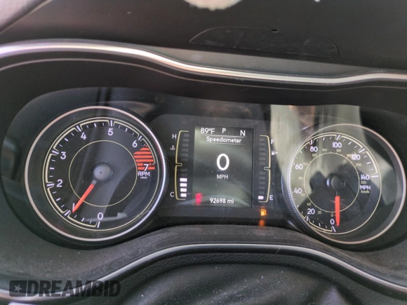 2020 Jeep Cherokee Latitude Plus with VIN 1C4PJMLB7LD602469, listed as a Copart auction lot 59229305 with 92,698 mi miles and Salvage title. Bid and sale history available at DreamBid. Image 9.
