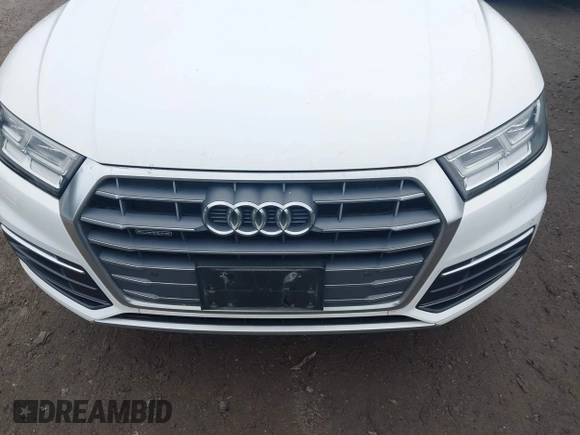 2018 Audi Q5 Premium Plus z VIN WA1BNAFY6J2214696, wystawiony jako IAAI lot #42350132 z przebiegiem 54 550 mil mil oraz . Historia ofert i sprzedaży dostępna na DreamBid. Obrazek 6.