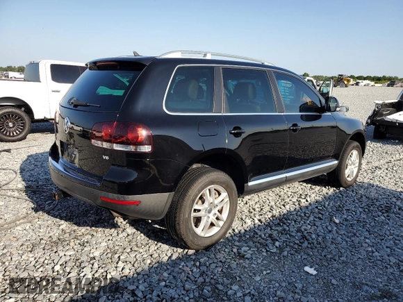 2008 Volkswagen Touareg 2 V6 with VIN WVGBE77L38D003283, listed as a Copart auction lot 52782155 with 3,292,025 mi miles and Salvage Title. Bid and sale history available at carsss.com. Image 3.