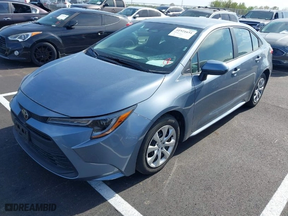 2024 Toyota Corolla LE with VIN 5YFB4MDE6RP149302, listed as a IAAI auction lot 41921651 with 23,761 mi miles. Bid and sale history available at carsss.com. Image 2.