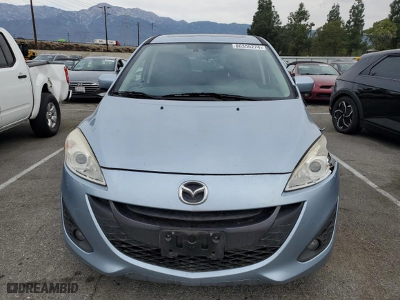 2012 Mazda Mazda5 Grand Touring with VIN JM1CW2DL4C0138771, listed as a Copart auction lot 86355274 with NaN miles and Salvage Title. Bid and sale history available at carsss.com. Image 5.