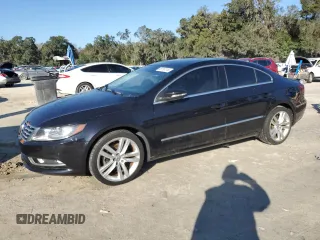 2013 Volkswagen CC Lux with VIN WVWRP7AN0DE509892, listed as a Copart auction lot 85757314 with 104,708 mi miles and Salvage Title. Bid and sale history available at carsss.com. Image 1.