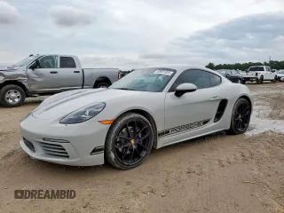 2024 Porsche 718 Cayman z VIN WP0AA2A83RK255017, wystawiony jako Copart lot #60891035 z przebiegiem 15 430 mil mil oraz Szkoda całkowita • Salvage title. Historia ofert i sprzedaży dostępna na DreamBid. Obrazek 1.