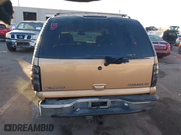 2001 Chevrolet Tahoe LT with VIN 1GNEK13TX1J132956, listed as a IAAI auction lot 41384620 with Not Provided miles. Bid and sale history available at carsss.com. Image 16.