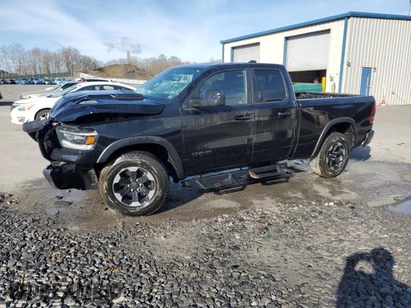 2019 Ram 1500 Rebel z VIN 1C6SRFET5KN580766, wystawiony jako Copart lot #54126805 z przebiegiem 129 515 mil mil oraz Szkoda całkowita • Salvage title. Historia ofert i sprzedaży dostępna na DreamBid. Obrazek 1.