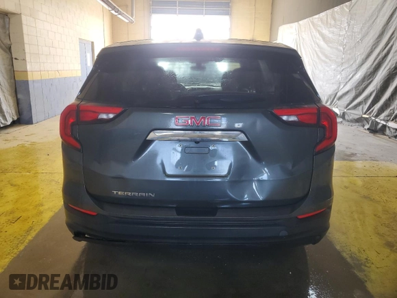 2019 GMC Terrain SLE with VIN 3GKALMEV6KL338763, listed as a Copart auction lot 46231985 with 104,240 mi miles and Clean Title. Bid and sale history available at DreamBid. Image 6.
