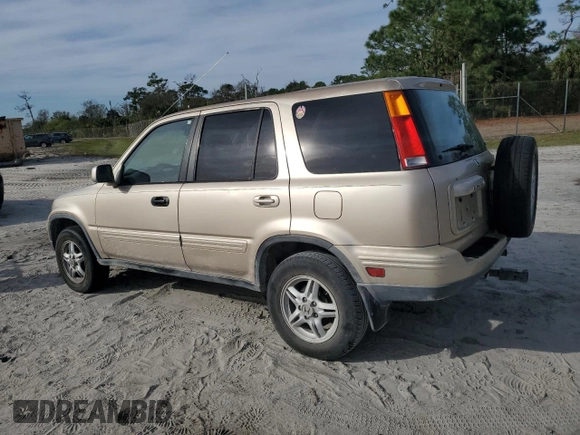 2000 Honda CR-V SE with VIN JHLRD1877YS023586, listed as a Copart auction lot 42929835 with 195,015 mi miles and Salvage Title. Bid and sale history available at carsss.com. Image 2.