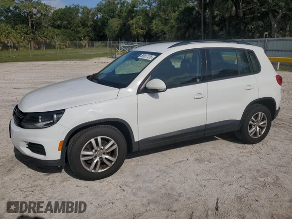 2016 Volkswagen Tiguan SE z VIN WVGBV7AX1GW528888, wystawiony jako Copart lot #59057125 z przebiegiem 143 688 mil mil oraz Czysty tytuł • Clean title. Historia ofert i sprzedaży dostępna na DreamBid. Obrazek 1.
