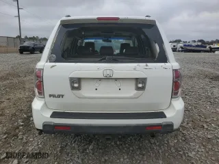 2006 Honda Pilot EX-L with RES with VIN 5FNYF28606B002783, listed as a Copart auction lot 43748855 with 262,114 mi miles and Salvage Title. Bid and sale history available at carsss.com. Image 6.
