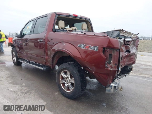 2015 Ford F-150 XLT with VIN 1FTEW1EF6FKE29664, listed as a IAAI auction lot 41548851 with 280,811 mi miles. Bid and sale history available at carsss.com. Image 3.