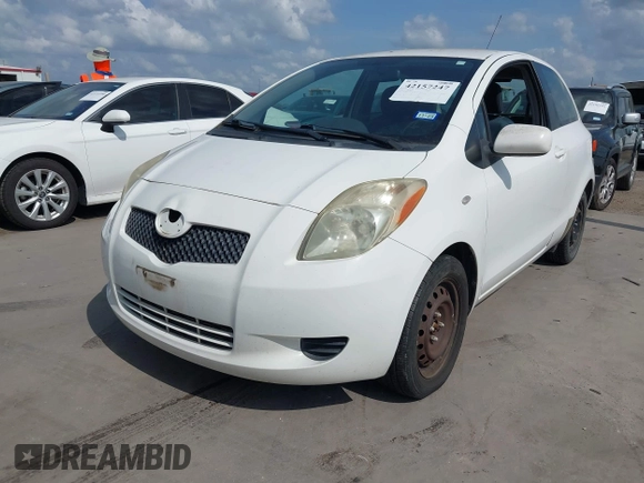 2008 Toyota Yaris with VIN JTDJT923085188881, listed as a IAAI auction lot 42157247 with 125,790 mi miles. Bid and sale history available at carsss.com. Image 2.