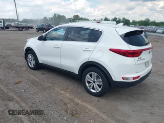 2017 Kia Sportage LX with VIN KNDPM3AC1H7032181, listed as a IAAI auction lot 42225575 with 145,952 mi miles and . Bid and sale history available at DreamBid. Image 3.