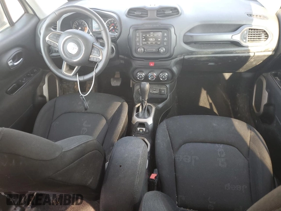 2017 Jeep Renegade Sport with VIN ZACCJBAB0HPF11056, listed as a Copart auction lot 56515405 with 159,547 mi miles and Salvage title. Bid and sale history available at DreamBid. Image 8.