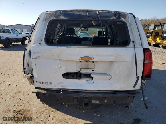 2016 Chevrolet Tahoe Commercial with VIN 1GNLCDEC0GR324786, listed as a Copart auction lot 43789455 with 60,829 mi miles and Clean Title. Bid and sale history available at carsss.com. Image 6.