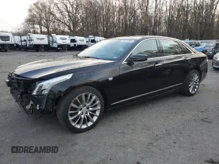 2017 Cadillac CT6 Premium Luxury AWD with VIN 1G6KF5RS1HU148075, listed as a Copart auction lot 83025904 with 82,872 mi miles and Salvage title. Bid and sale history available at DreamBid. Image 1.