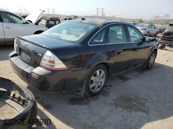 2008 Ford Taurus SEL with VIN 1FAHP24W48G113208, listed as a Copart auction lot 75126874 with 124,751 mi miles and Salvage Title. Bid and sale history available at carsss.com. Image 3.