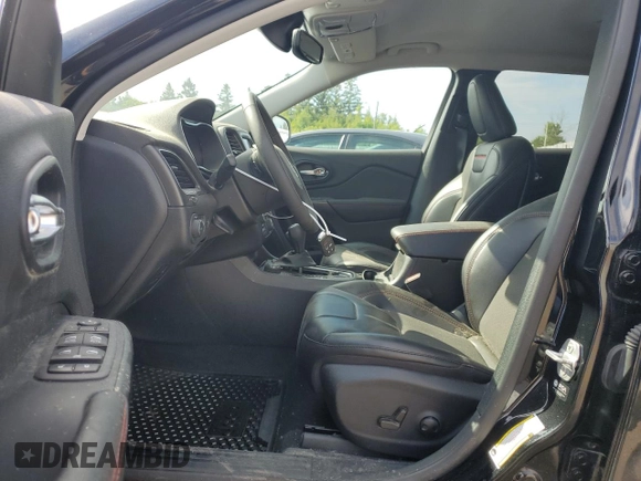 2022 Jeep Cherokee Trailhawk with VIN 1C4PJMBX3ND555098, listed as a Copart auction lot 58559374 with 0 mi miles and Salvage Title. Bid and sale history available at carsss.com. Image 7.