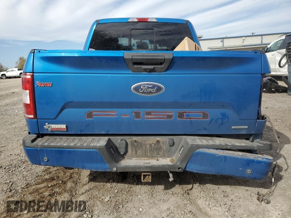 2020 Ford F-150 XL with VIN 1FTEW1CP8LKE86374, listed as a Copart auction lot 43607505 with 163,898 mi miles and Salvage Title. Bid and sale history available at carsss.com. Image 6.
