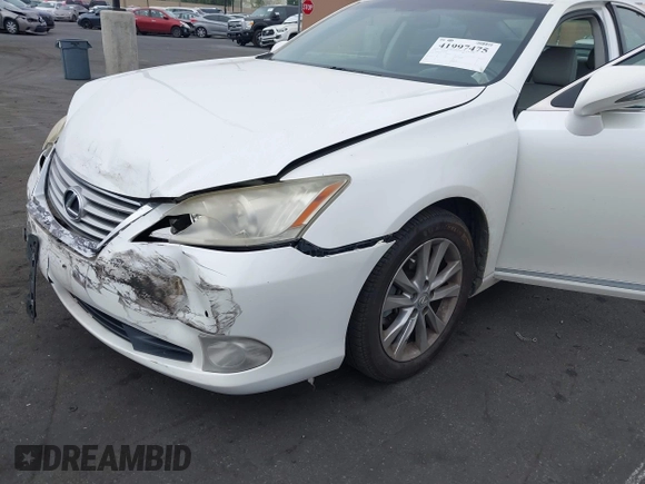 2010 Lexus ES with VIN JTHBK1EG5A2410652, listed as a IAAI auction lot 41997475 with 167,468 mi miles. Bid and sale history available at carsss.com. Image 12.