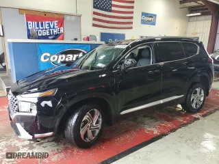 2022 Hyundai Santa Fe SEL with VIN 5NMS2DAJ0NH445783, listed as a Copart auction lot 59055454 with 34,536 mi miles and Salvage Title. Bid and sale history available at carsss.com. Image 1.