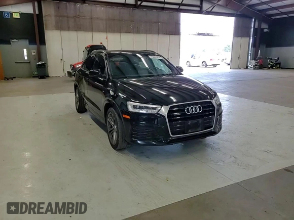 2017 Audi Q3 Prestige with VIN WA1GCCFS0HR002185, listed as a Copart auction lot 76092414 with 100,171 mi miles and Salvage Title. Bid and sale history available at carsss.com. Image 12.