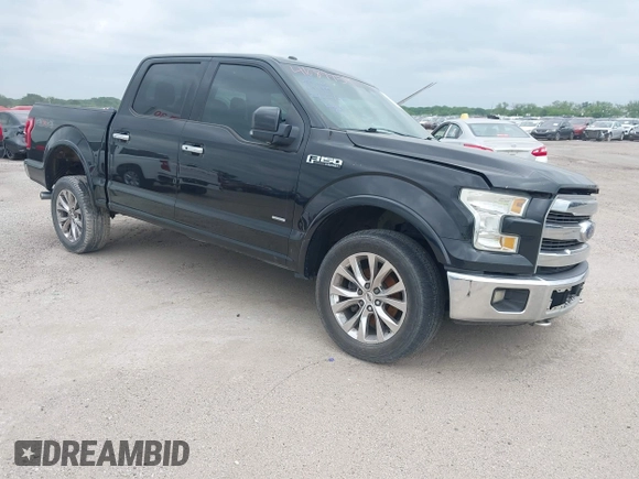 2016 Ford F-150 XLT with VIN 1FTEW1EG3GKD51340, listed as a IAAI auction lot 41689959 with 166,725 mi miles. Bid and sale history available at carsss.com. Image 1.