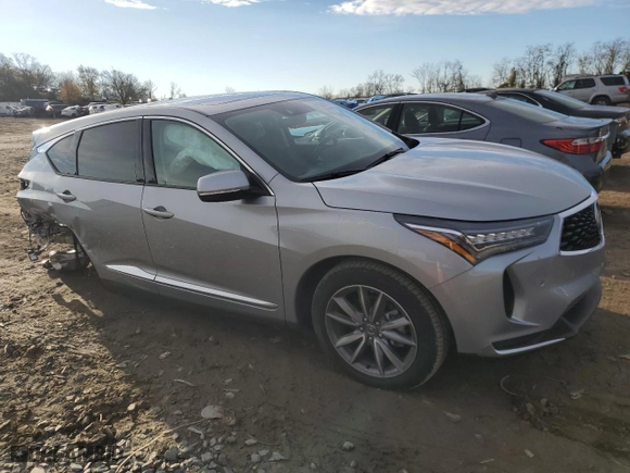 2024 Acura RDX w/Technology Package with VIN 5J8TC2H50RL032511, listed as a Copart auction lot 81593924 with 3,464 mi miles and Salvage Title. Bid and sale history available at carsss.com. Image 4.