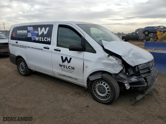 2019 Mercedes-Benz Metris Cargo Van with VIN WD3PG2EA9K3551630, listed as a Copart auction lot 86312894 with 112,372 mi miles and Salvage Title. Bid and sale history available at carsss.com. Image 4.