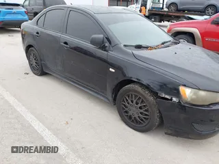 2010 Mitsubishi Lancer DE with VIN JA32U1FU2AU001270, listed as a IAAI auction lot 41567410 with 206,321 mi miles. Bid and sale history available at carsss.com. Image 6.