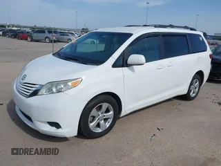 2016 Toyota Sienna LE AAS with VIN 5TDKK3DC0GS707292, listed as a IAAI auction lot 42266246 with 191,527 mi miles and . Bid and sale history available at DreamBid. Image 2.