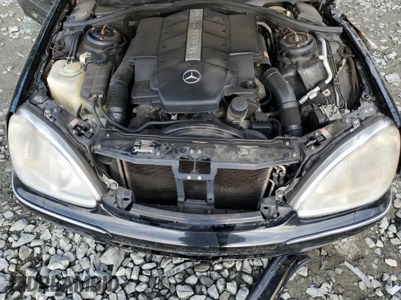 2000 Mercedes-Benz S-Class with VIN WDBNG75J2YA027054, listed as a Copart auction lot 71726724 with 0 mi miles and Salvage Title. Bid and sale history available at carsss.com. Image 12.
