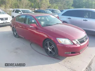 2010 Lexus GS 350 with VIN JTHBE1KS4A0048678, listed as a IAAI auction lot 41917589 with 1 mi miles. Bid and sale history available at carsss.com. Image 1.