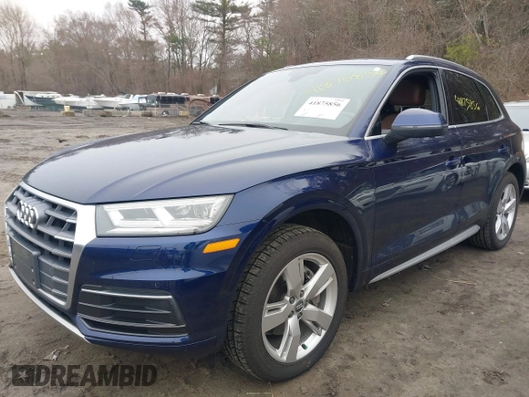 2018 Audi Q5 Premium Plus with VIN WA1BNAFY6J2019391, listed as a IAAI auction lot 41875856 with 73,505 mi miles. Bid and sale history available at carsss.com. Image 17.