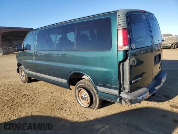 1997 GMC Savana z VIN 1GKGG25R4V1024370, wystawiony jako Copart lot #41841565 z przebiegiem 95 950 mil mil oraz Szkoda całkowita • Salvage title. Historia ofert i sprzedaży dostępna na DreamBid. Obrazek 2.