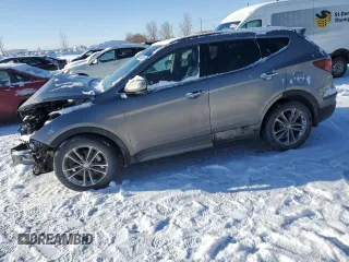 2017 Hyundai Santa Fe 2.0T z VIN 5XYZUDLAXHG393826, wystawiony jako Copart lot #42755295 z przebiegiem 163 974 mil mil oraz Szkoda całkowita • Salvage title. Historia ofert i sprzedaży dostępna na DreamBid. Obrazek 1.