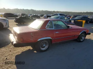 1979 Mercedes-Benz SL with VIN 10704412056368, listed as a Copart auction lot 76624824 with 51,488 mi miles and Clean title. Bid and sale history available at DreamBid. Image 3.