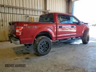 2018 Ford F-150 XL with VIN 1FTEW1E50JKD58719, listed as a Copart auction lot 59637045 with 80,914 mi miles and Salvage title. Bid and sale history available at DreamBid. Image 3.