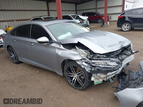 2022 Honda Accord Touring with VIN 1HGCV3F94NA007073, listed as a IAAI auction lot 41946002 with 34,657 mi miles and . Bid and sale history available at DreamBid. Image 1.