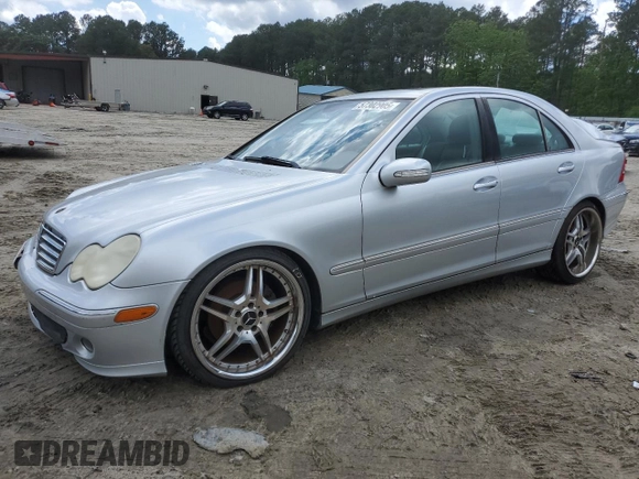2006 Mercedes-Benz C 280 Luxury with VIN WDBRF54H56A871433, listed as a Copart auction lot 57302905 with 127,105 mi miles and Salvage title. Bid and sale history available at DreamBid. Image 1.