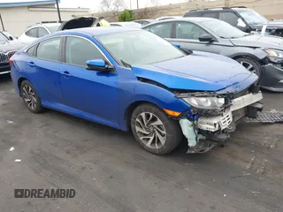2017 Honda Civic Sedan EX with VIN 2HGFC2F72HH535812, listed as a IAAI auction lot 41894793 with 124,594 mi miles. Bid and sale history available at carsss.com. Image 1.