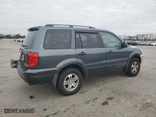 2005 Honda Pilot EX with VIN 5FNYF18465B038310, listed as a Copart auction lot 51116105 with 214,662 mi miles and Salvage Title. Bid and sale history available at carsss.com. Image 3.