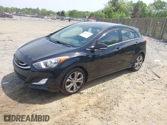 2014 Hyundai Elantra GT with VIN KMHD35LH5EU171894, listed as a IAAI auction lot 42123853 with 97,541 mi miles. Bid and sale history available at carsss.com. Image 2.